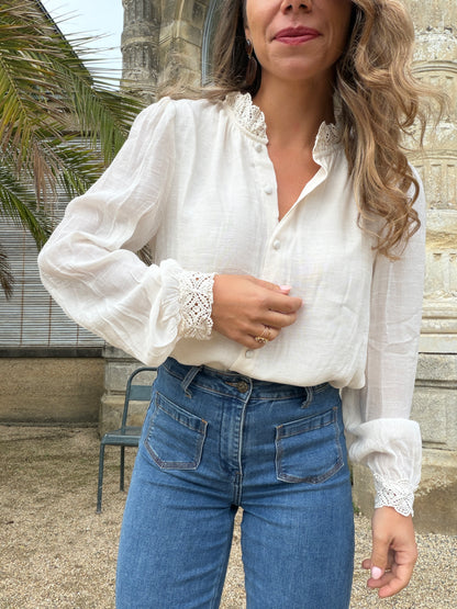 Blouse écrue Adèle