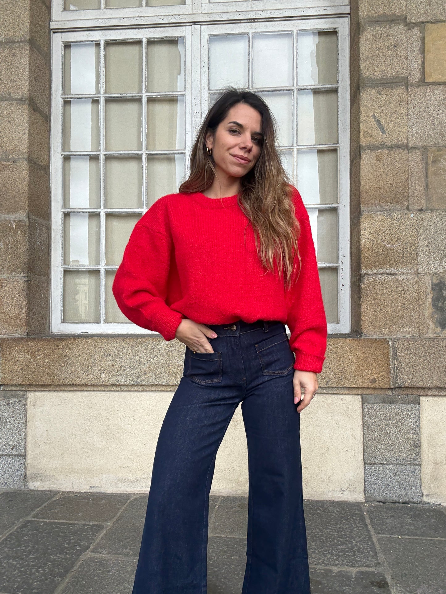 Pull Louise rouge