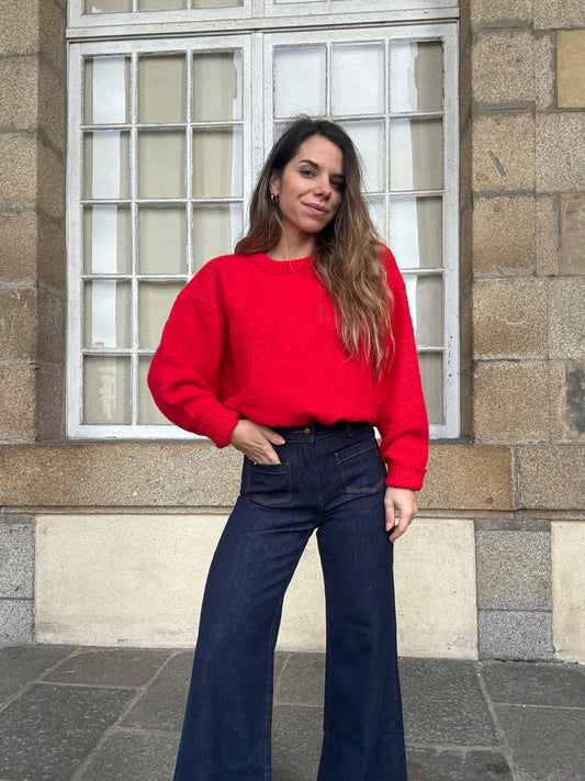 Pull Louise rouge