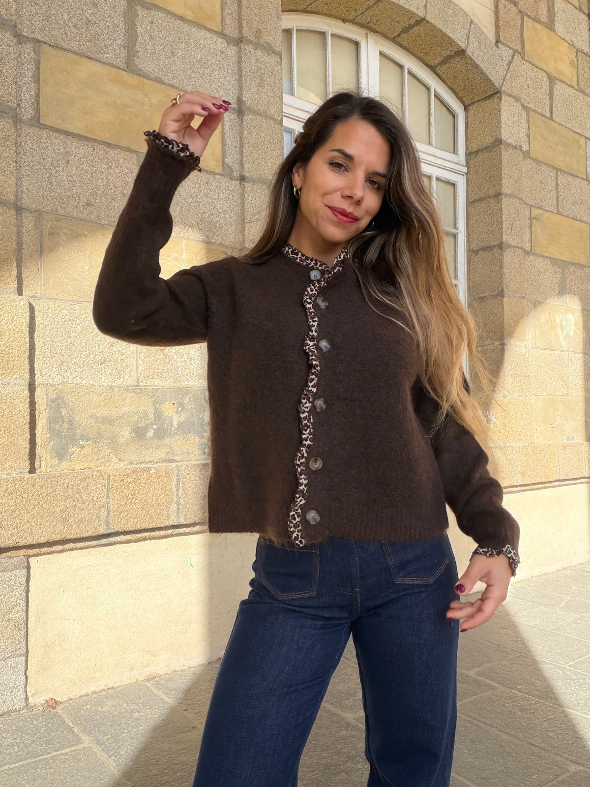 Cardigan Mady chocolat