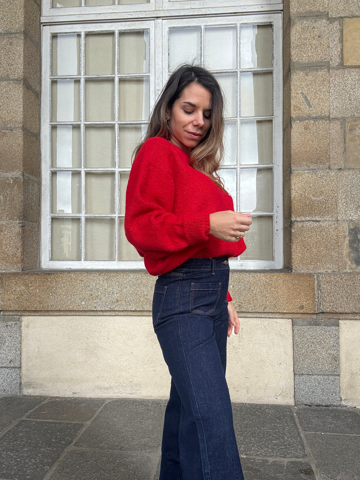 Pull Louise rouge
