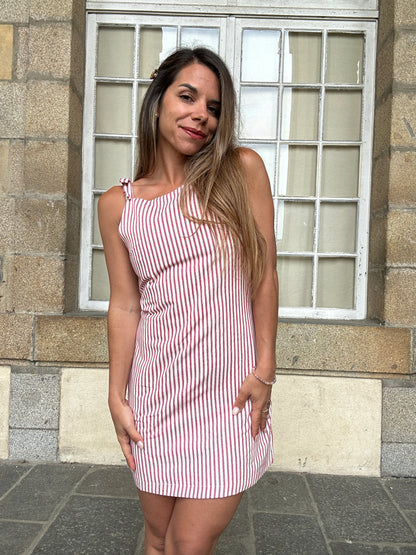 Robe rayée Sixtine