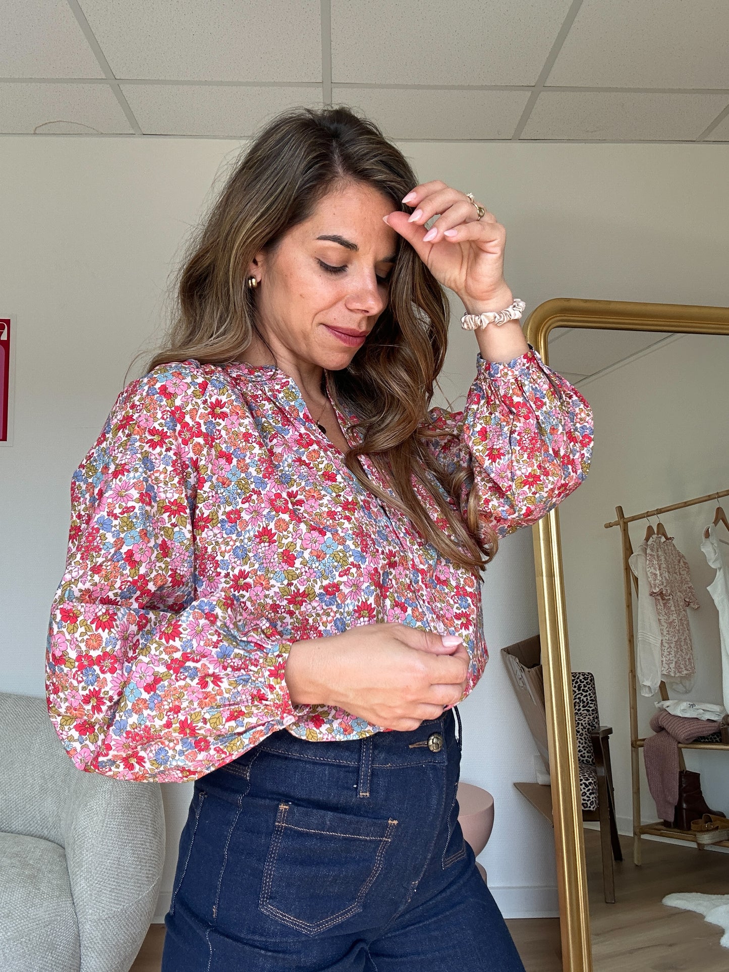 Blouse fleurie Capucine