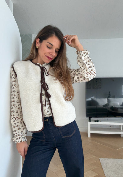 Gilet Berger à noeud Claudia