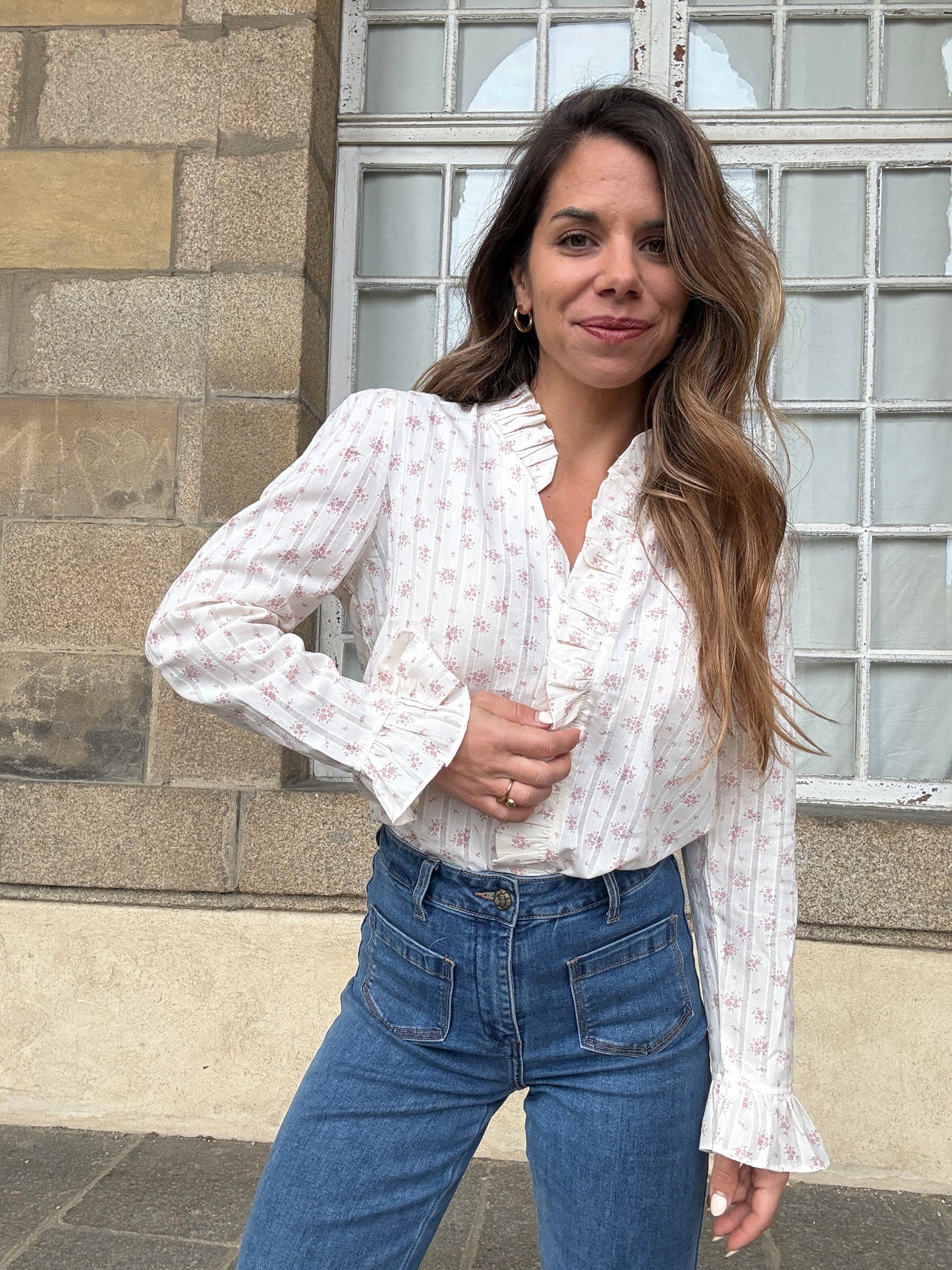 Blouse à fleurs Janelle