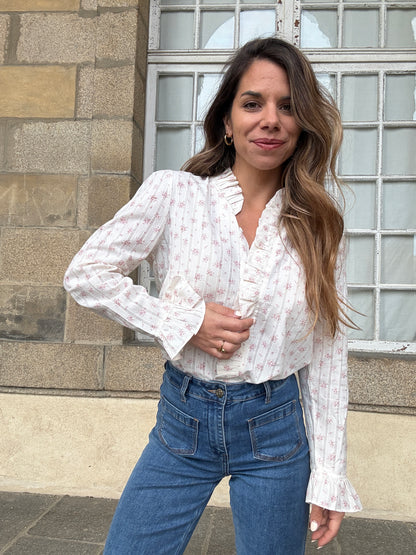 Blouse à fleurs Janelle