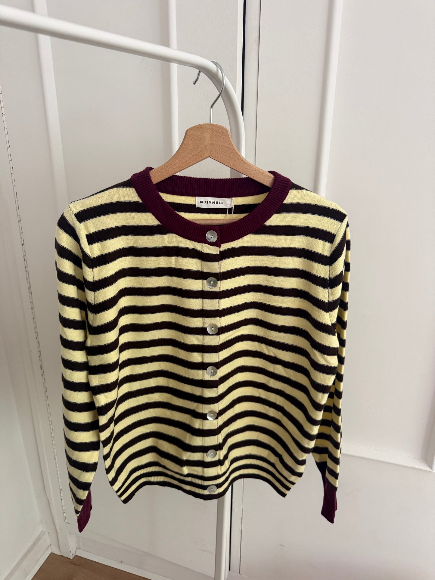 Cardigan rayé Juline