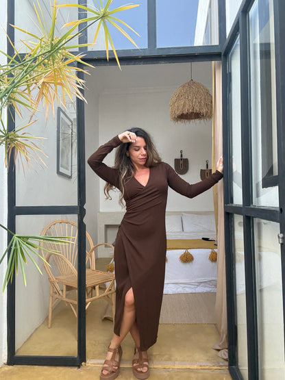 Robe Romane chocolat