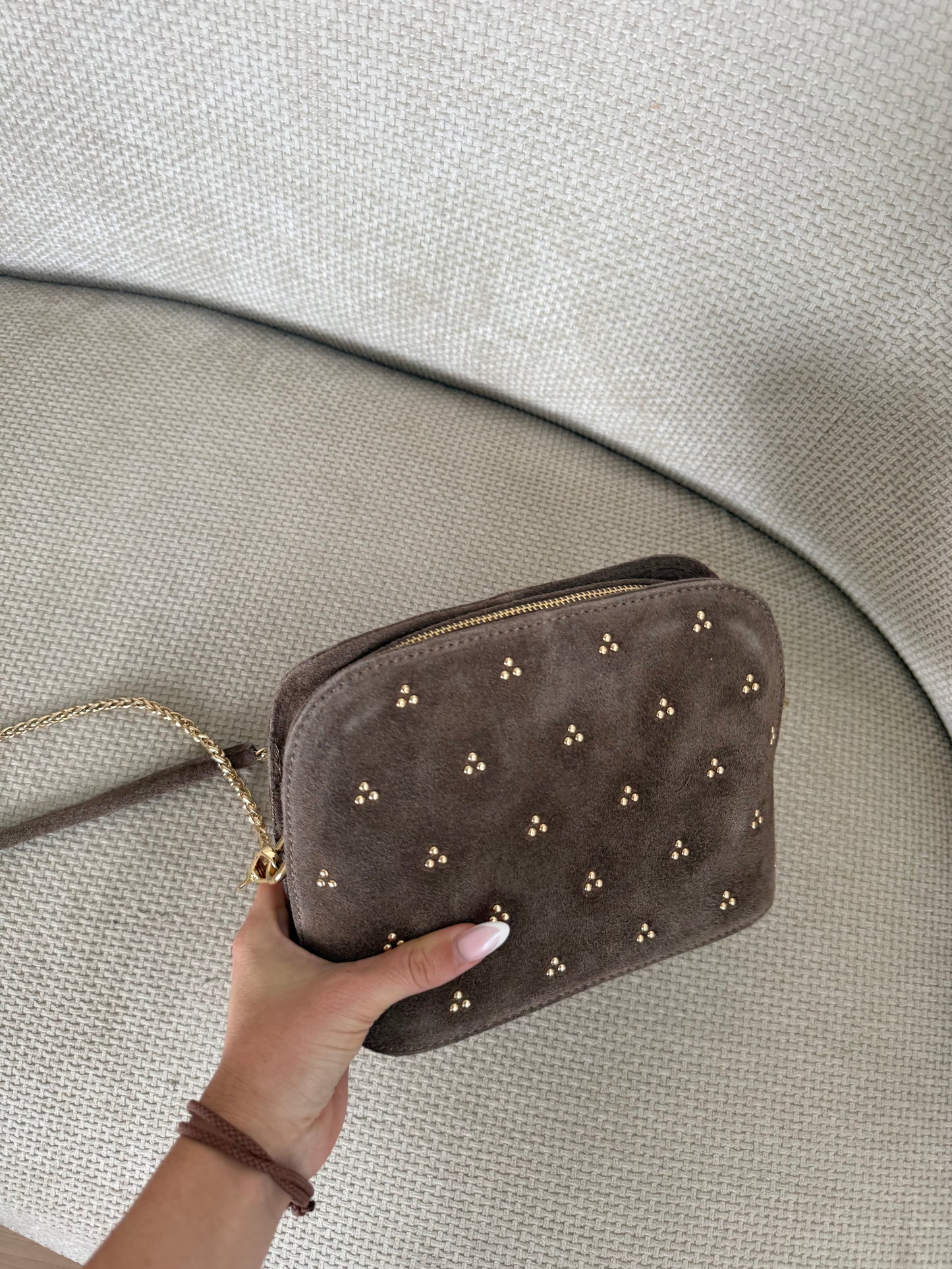 Sac à main Iris taupe