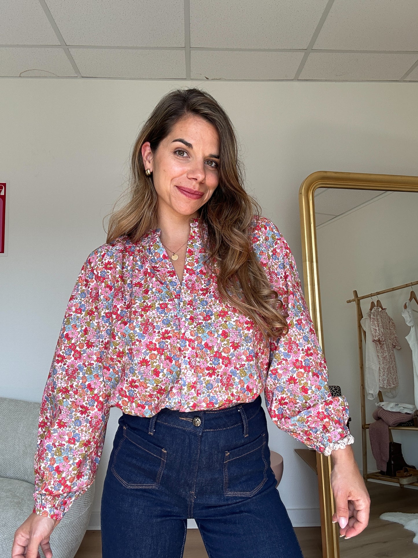 Blouse fleurie Capucine