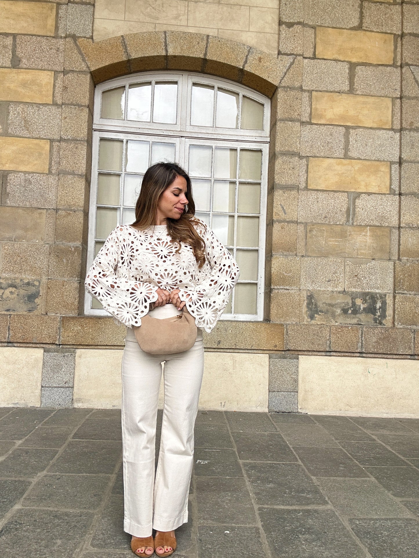 Blouse en crochet Andrea