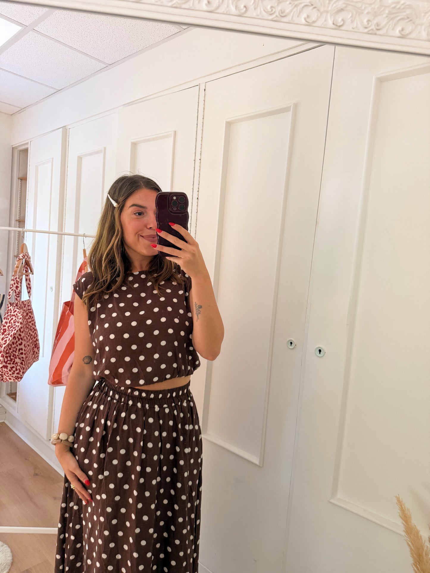 Ensemble Ornella à pois