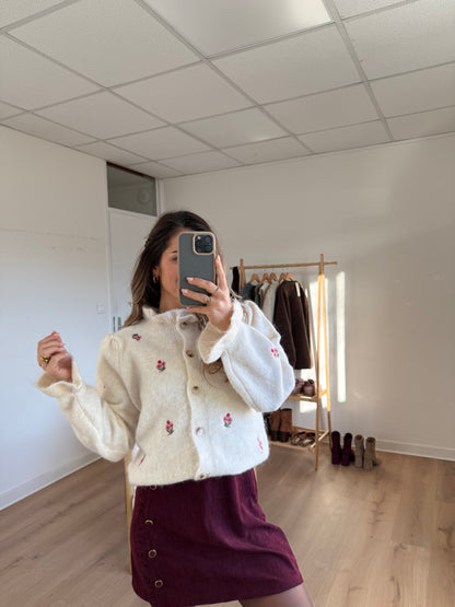 Cardigan fleuri Anna
