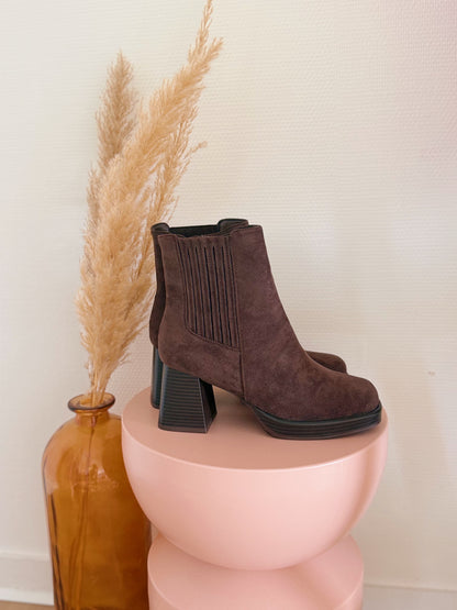 Bottines Aurore Chocolat