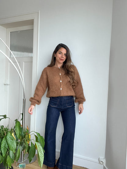 Maille en laine Bianca camel