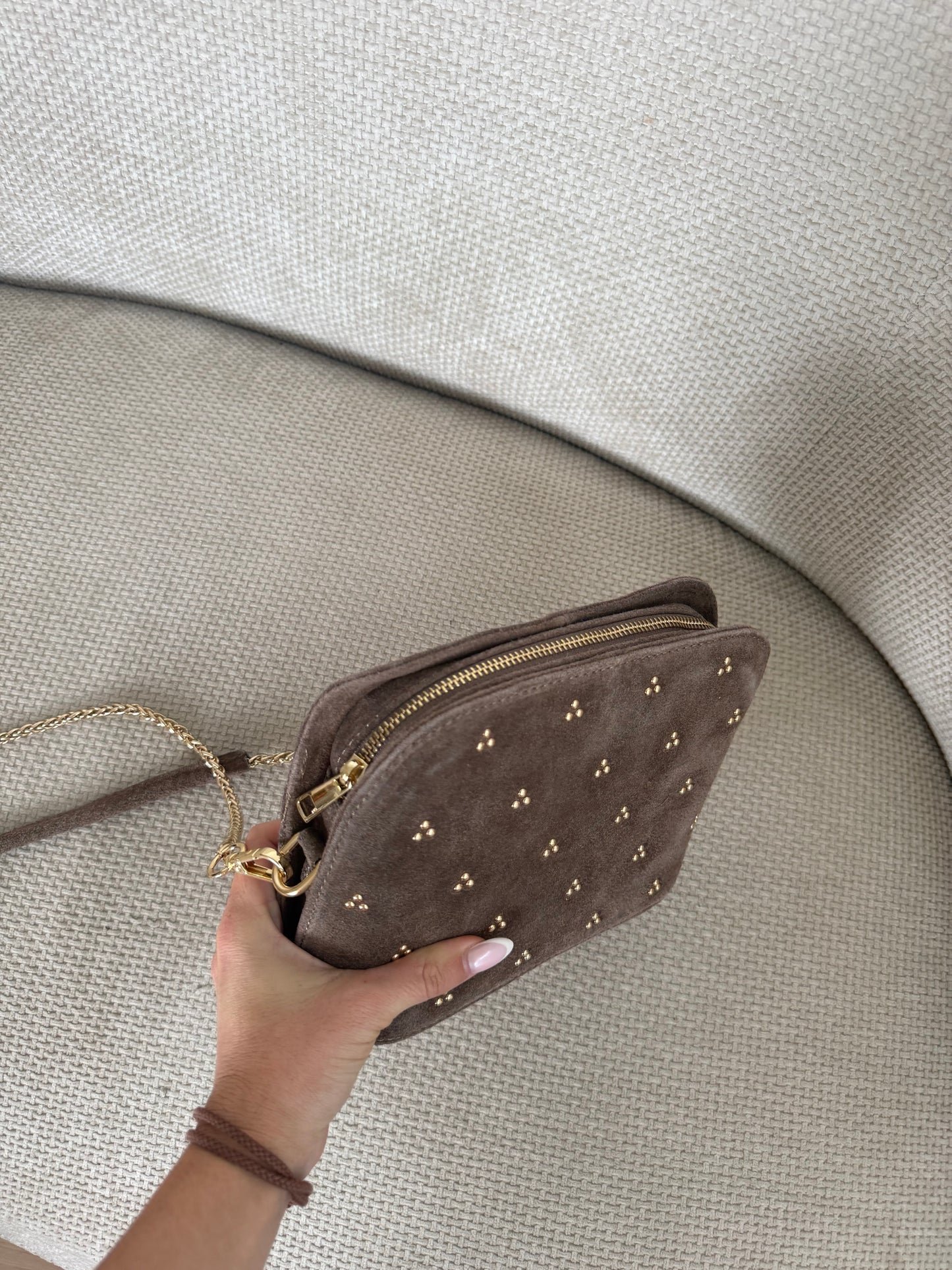 Sac à main Iris taupe
