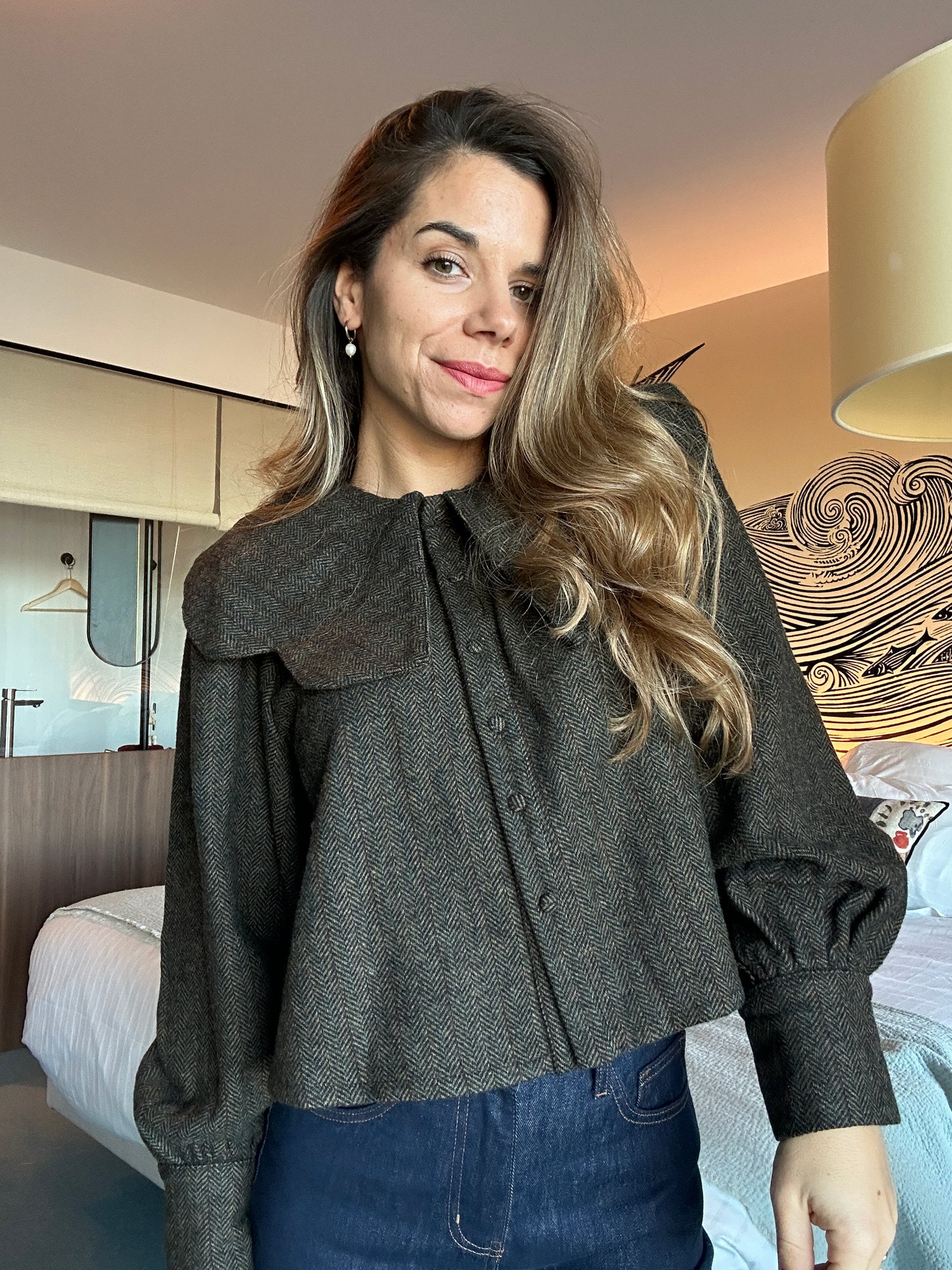 Blouse en laine Castille