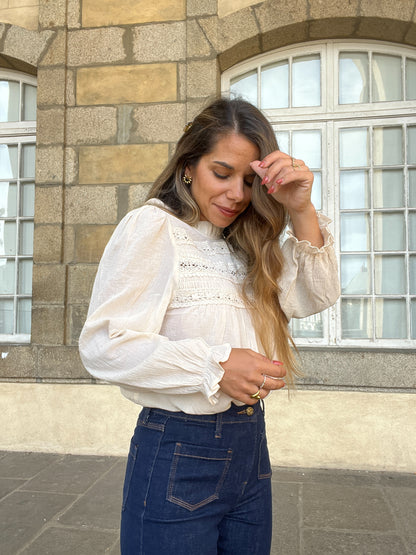 Blouse écrue Hortense