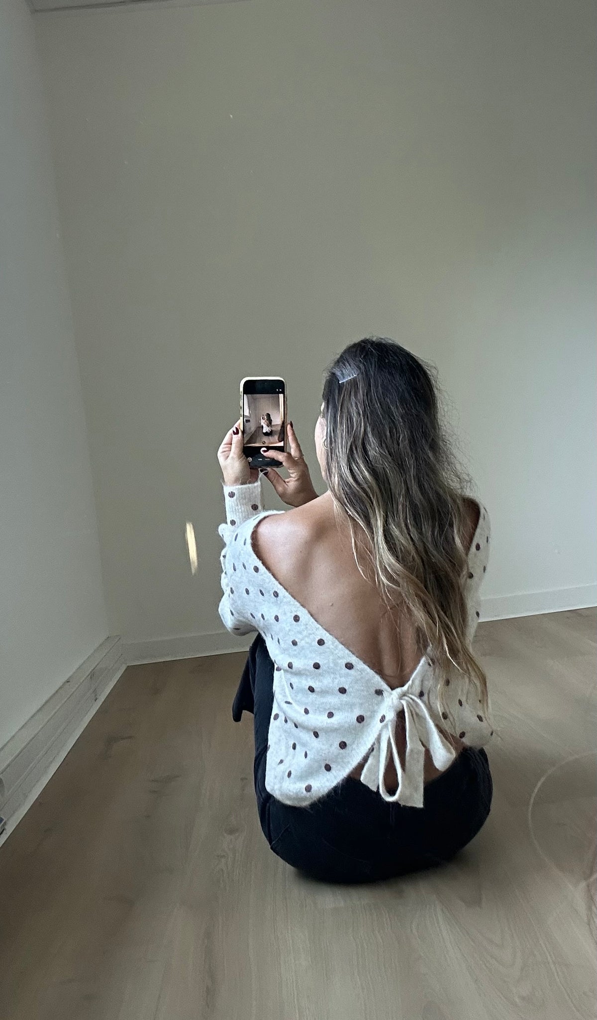 Pull à pois Isadora