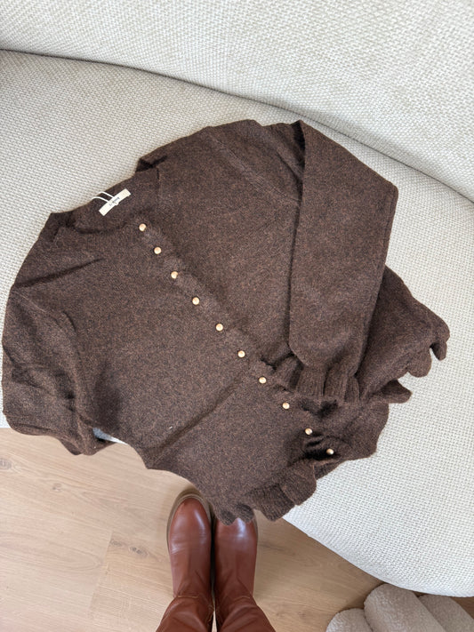 Cardigan Maxine chocolat