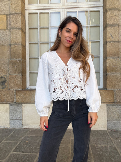 Blouse brodée Juliette