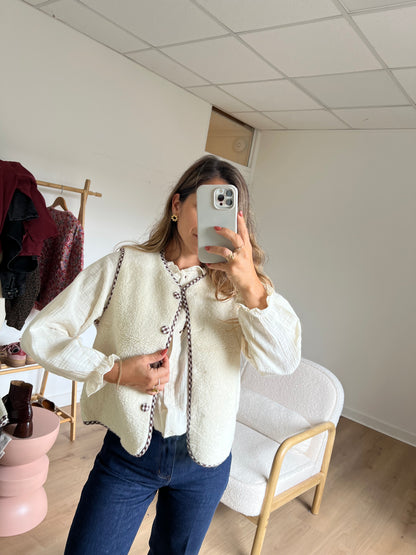 Gilet berger vichy Colette