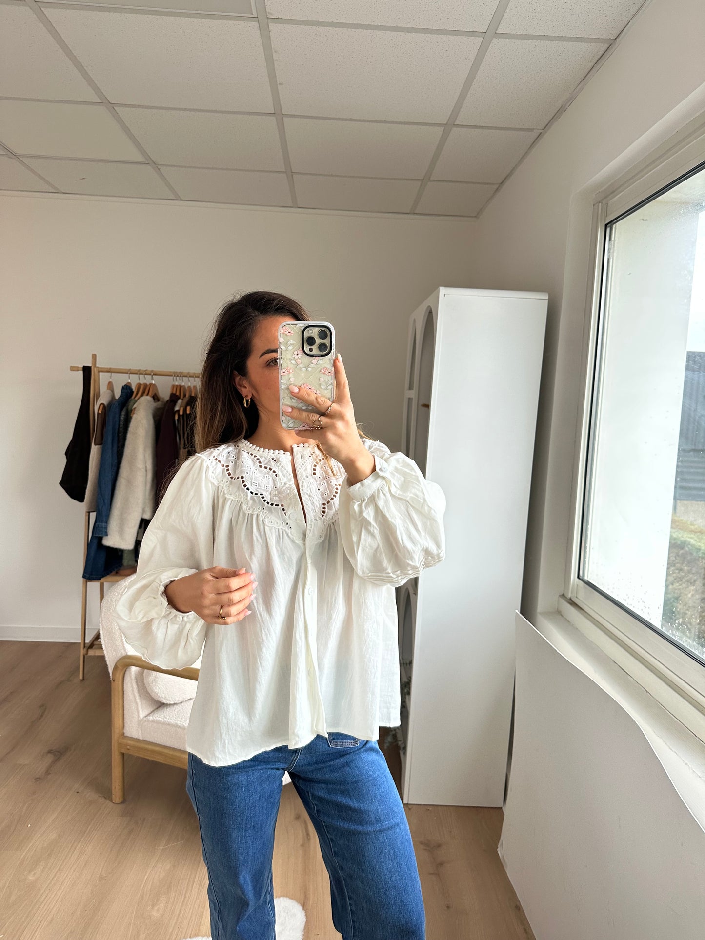 Blouse blanche ample Pia
