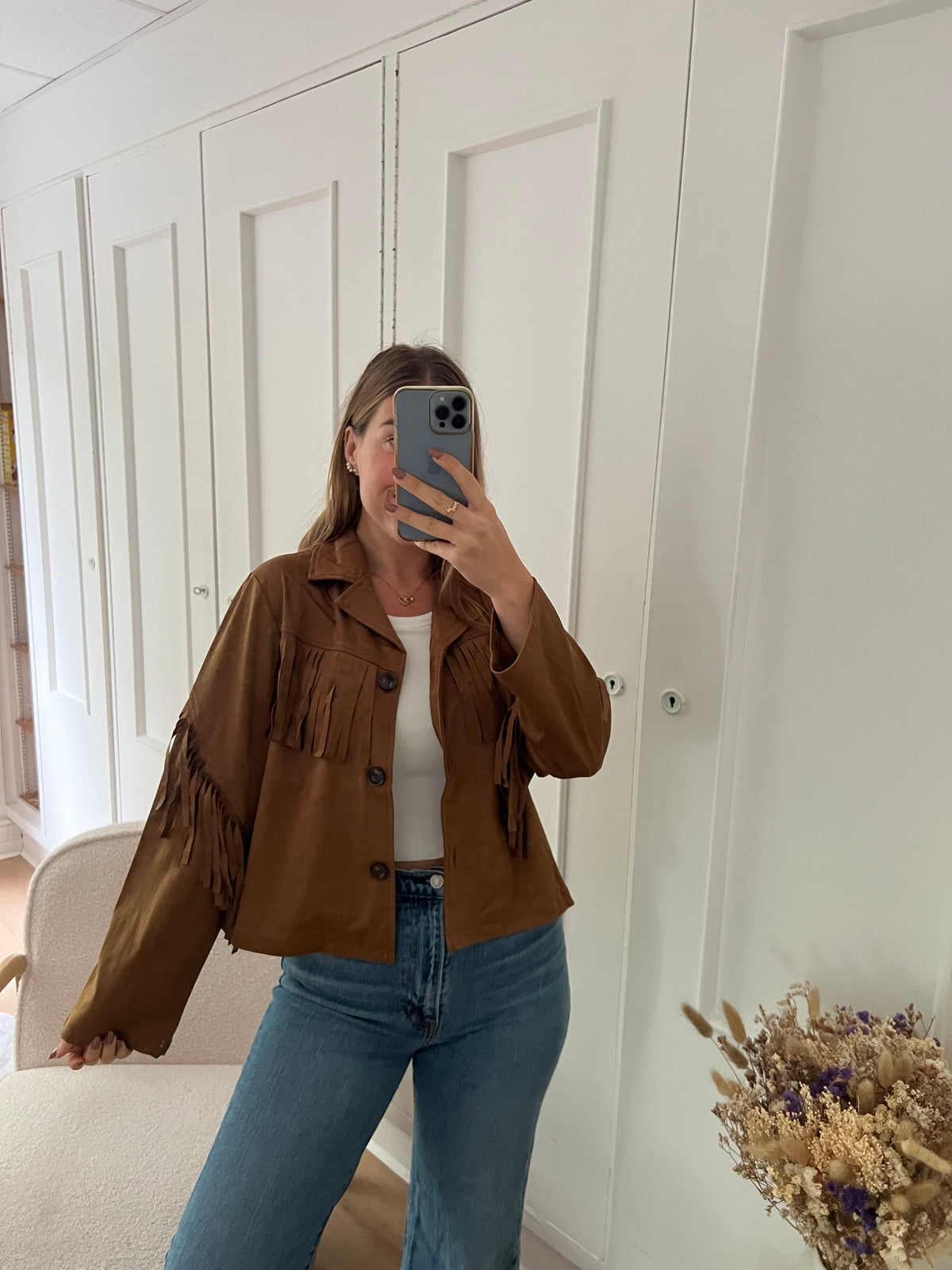 Veste à franges Jolene