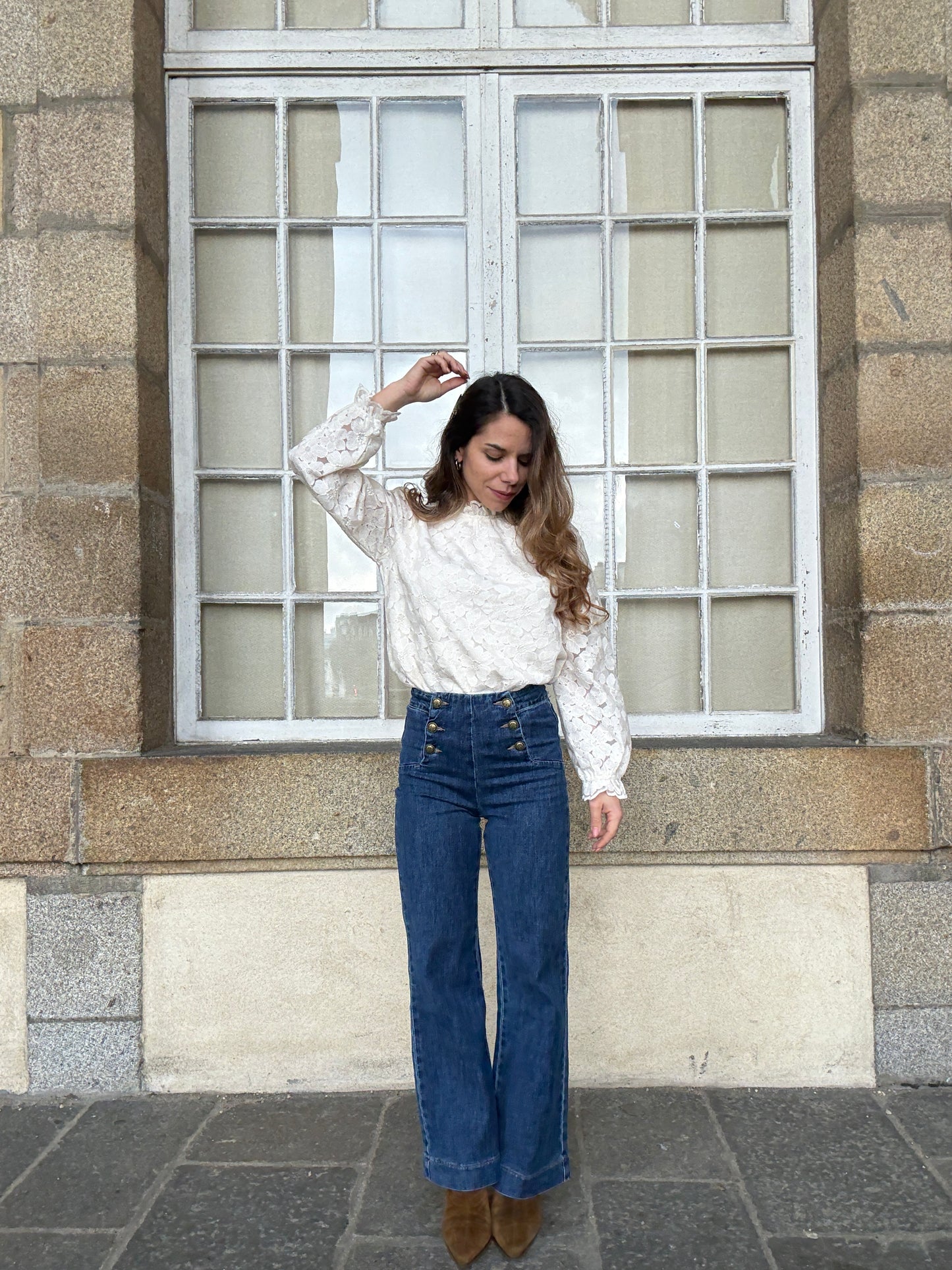 Jean Victorine denim foncé