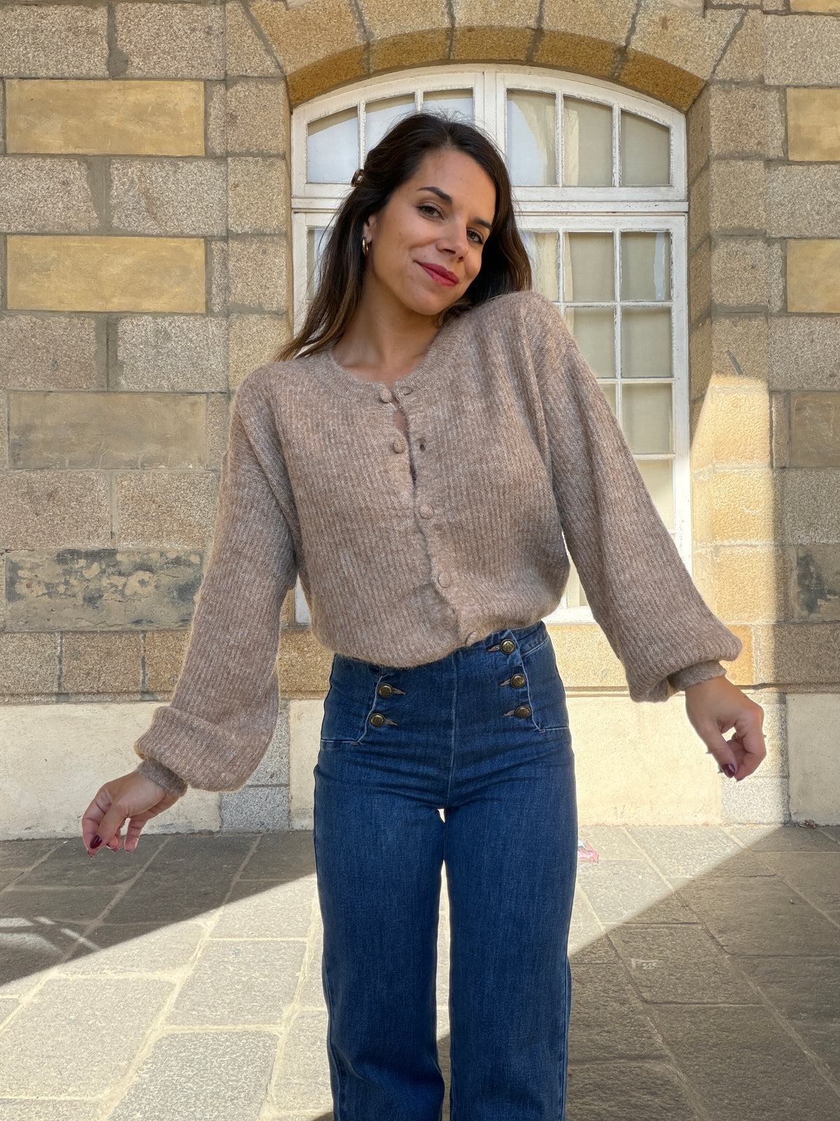 Cardigan Lise Camel
