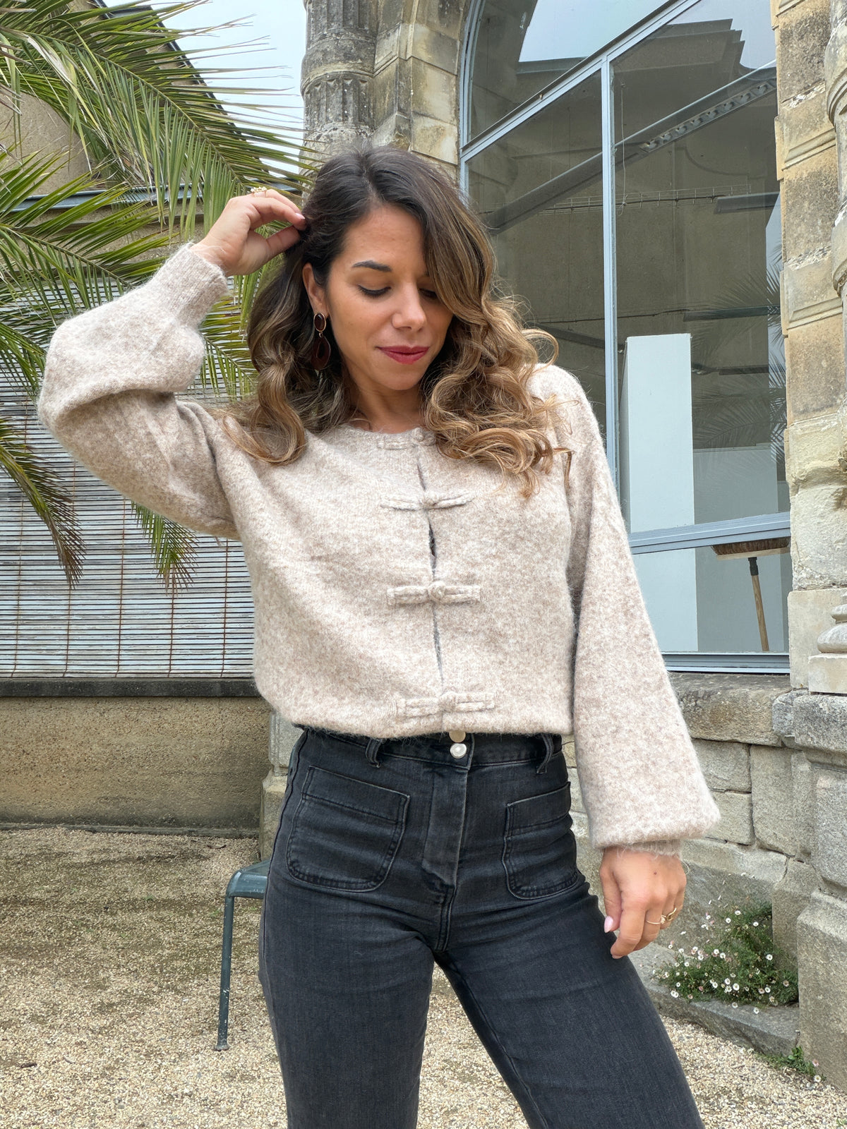 Pull Octavia taupe