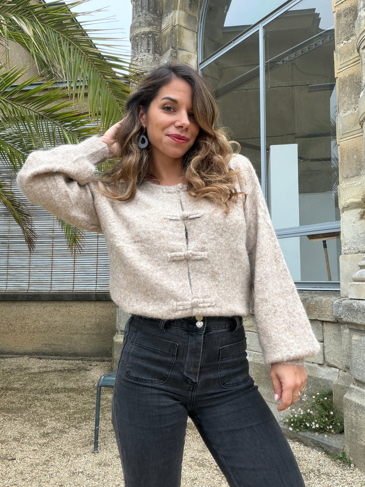 Pull Octavia taupe