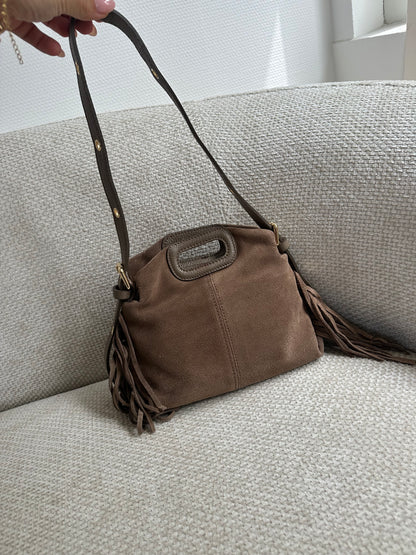 Sac à main en cuir Jodie taupe