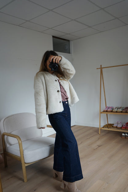 Veste en fausse fourrure Charlotte