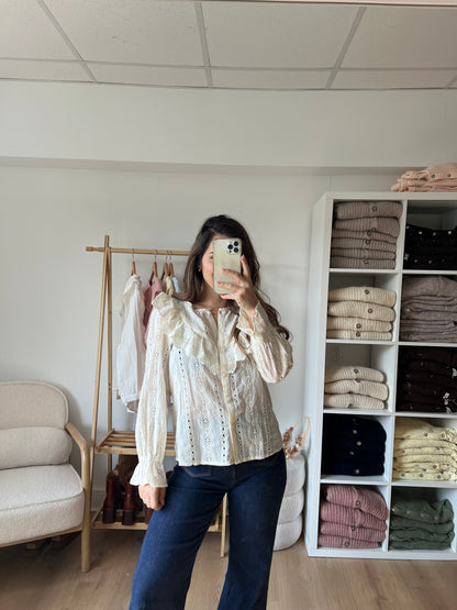 Blouse à volants Calie