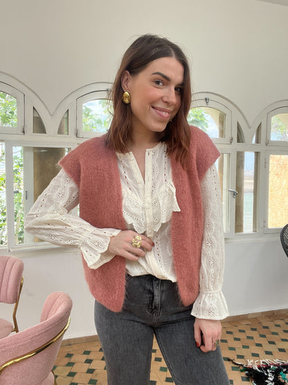 Blouse à volants Calie