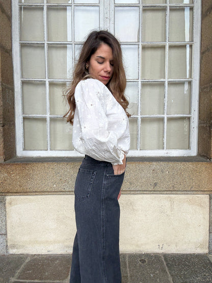 Blouse brodée Amaya