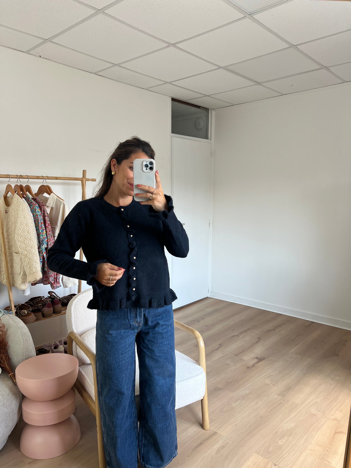 Cardigan Maxine bleu marine