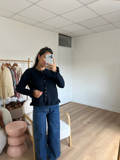 Cardigan Maxine bleu marine