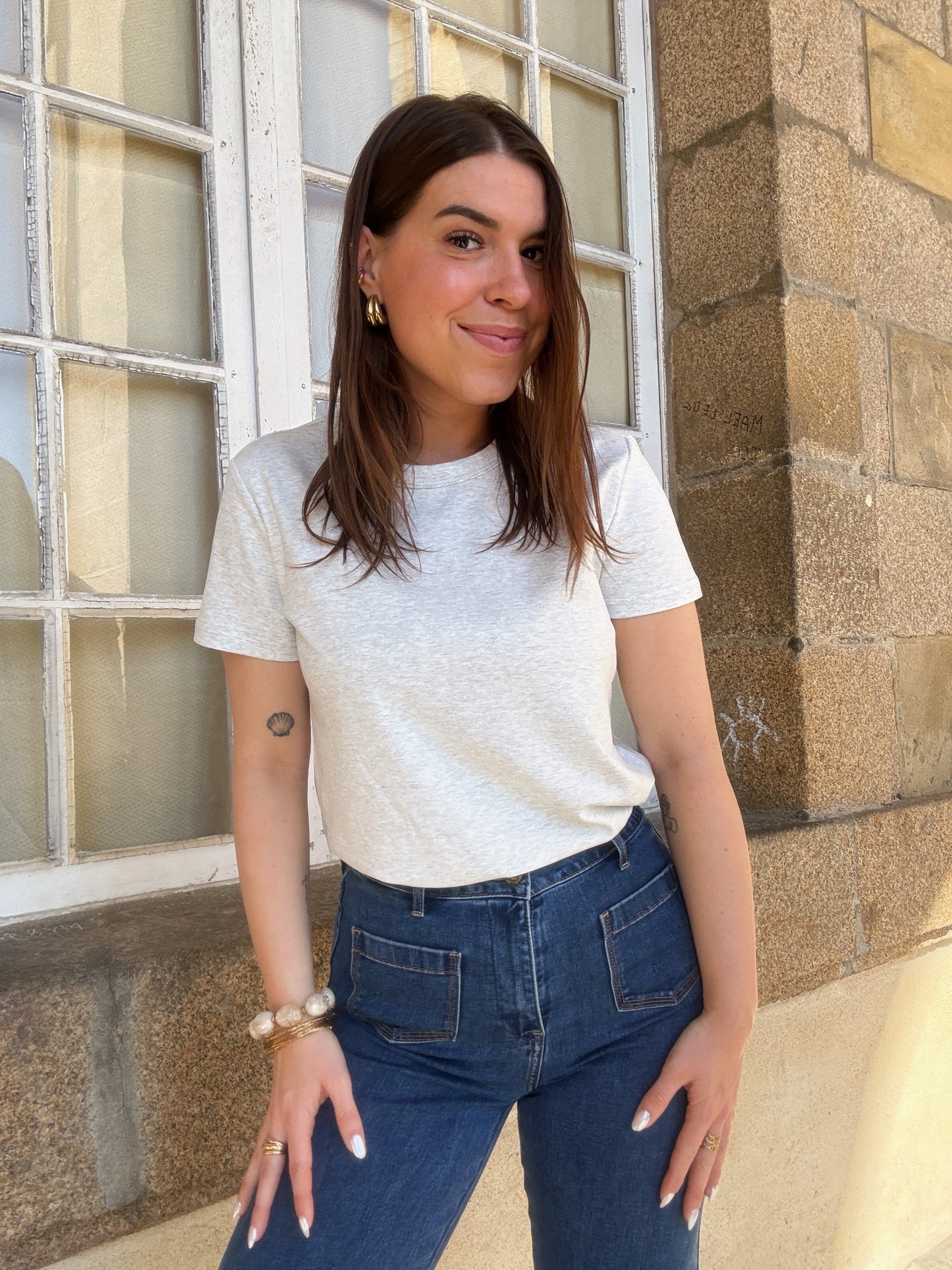 Le Tee-shirt gris parfait Max