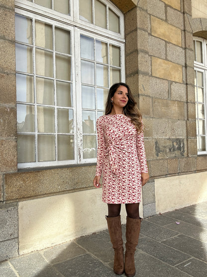 Robe courte à noeud Coline