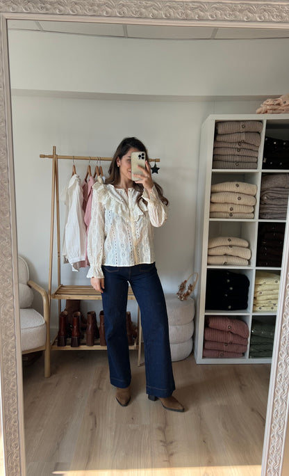 Blouse à volants Calie