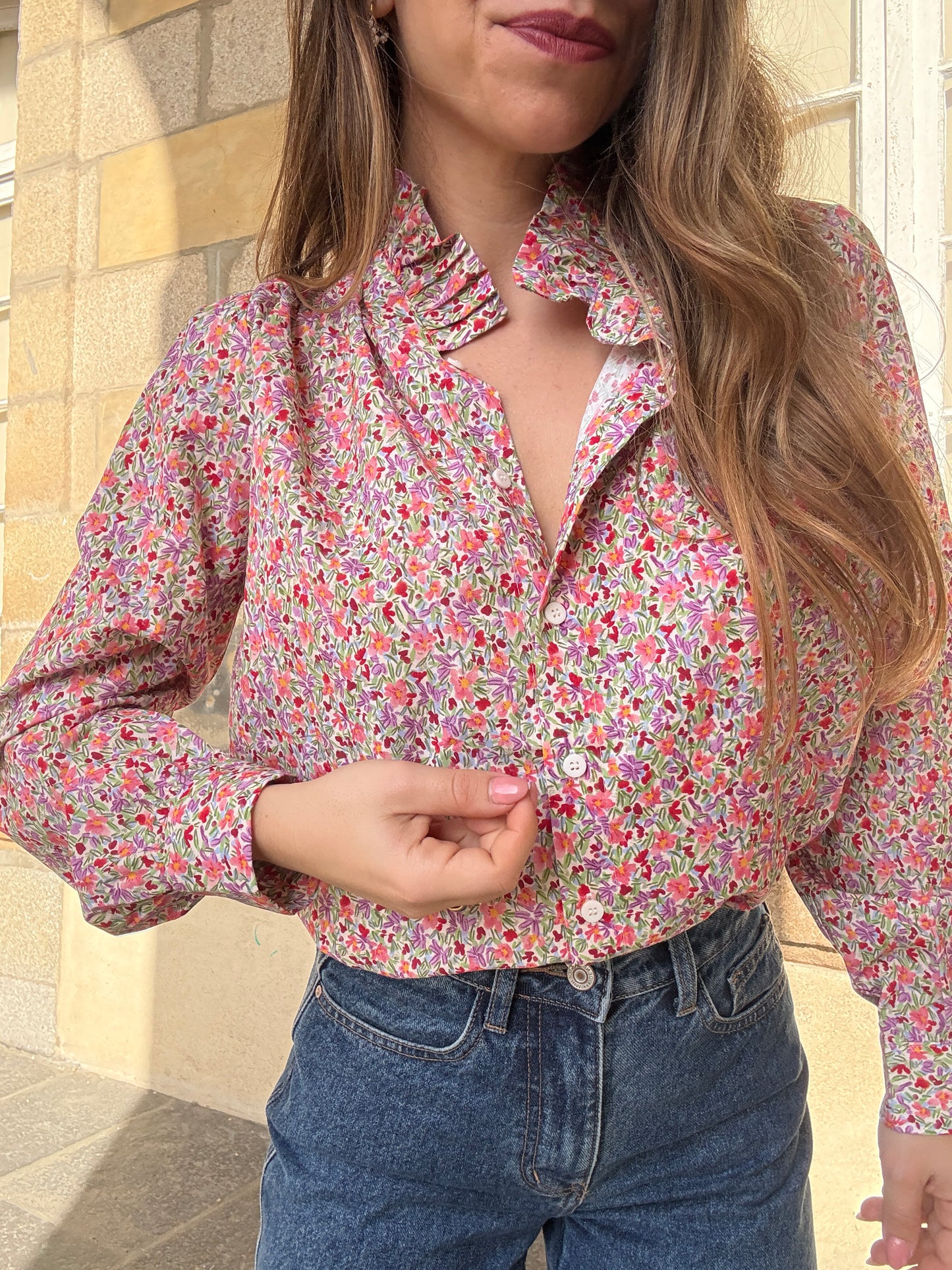 Blouse fleurie Camelia