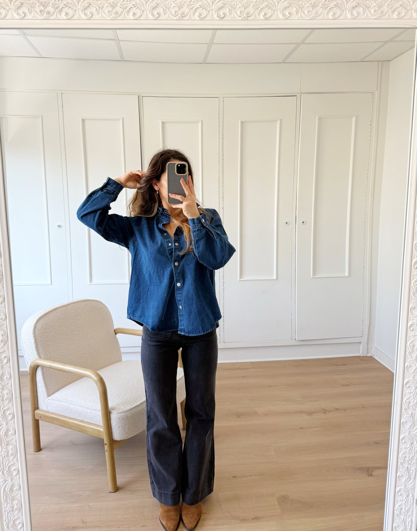 Surchemise en jean Livia