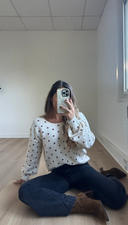 Pull à pois Isadora