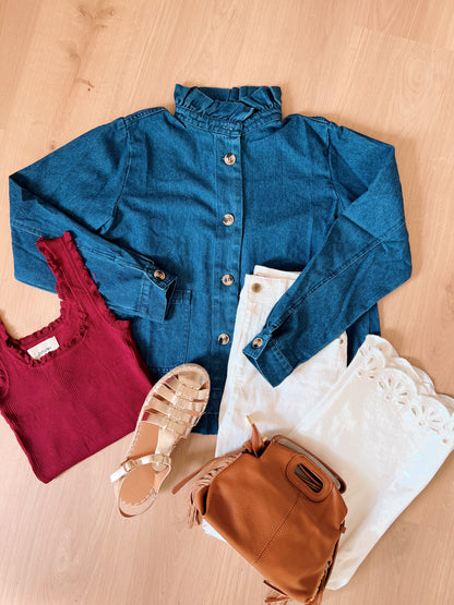 Veste en jean Isaure