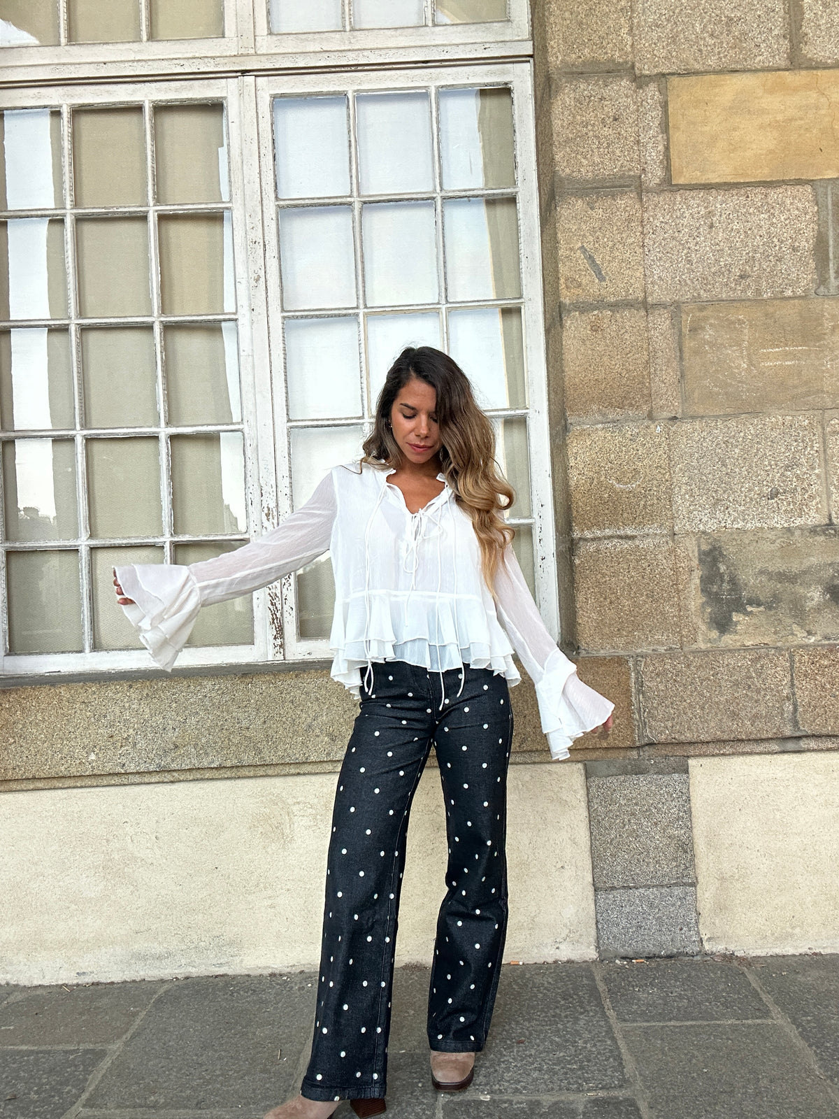 Blouse Aria ecrue