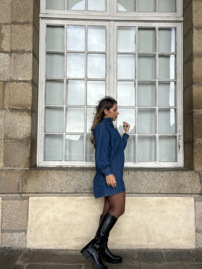Bottes hautes noires Nora