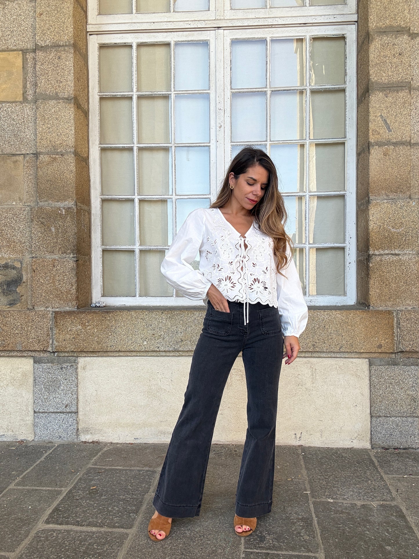Blouse brodée Juliette