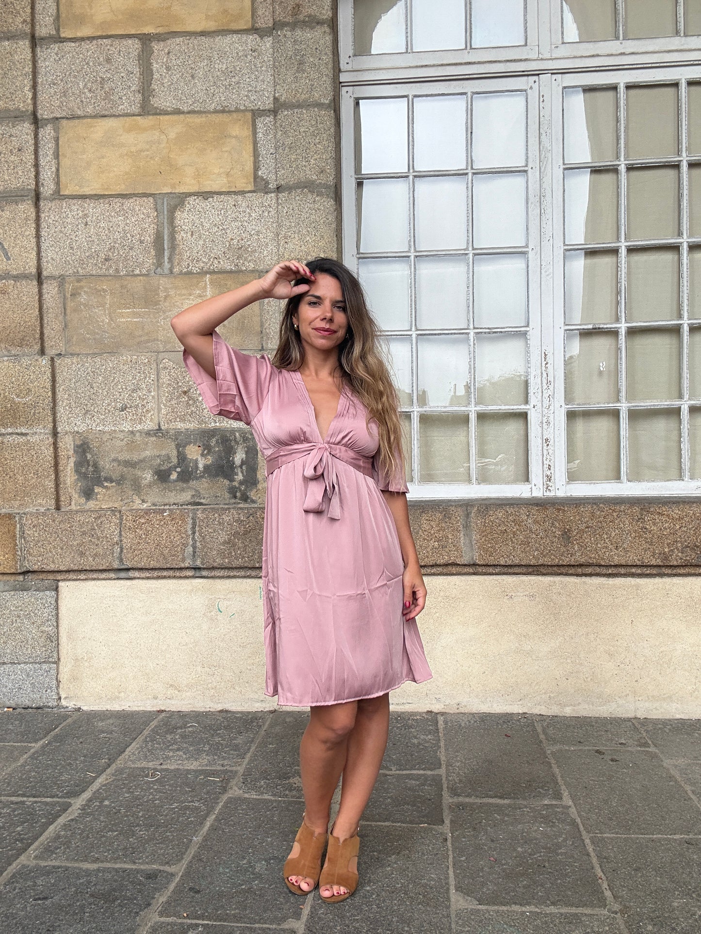 Robe Valentina rose